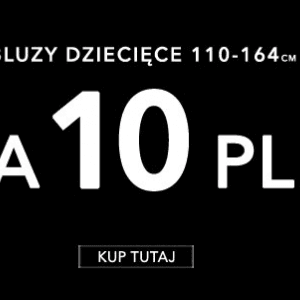Black Week Bluzy dziecięce za 10zł