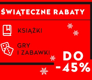 Świąteczne rabaty na książki, gry i zabawki do -45%