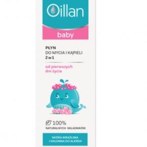 OILLAN BABY płyn do mycia i kąpieli dla dzieci od pierwszych dni życia, 400 ml
