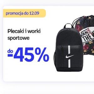 Plecaki i worki sportowe do -45%