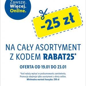 Cały asortyment w Lidlu Online -25zł