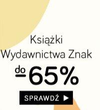 Ksiązki Wydawnictwa Znak do 65% taniej