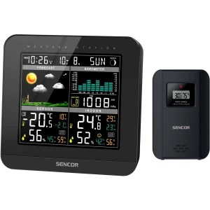 Zdjęcie produktu Stacja pogodowa Sencor SWS 5800, czarna